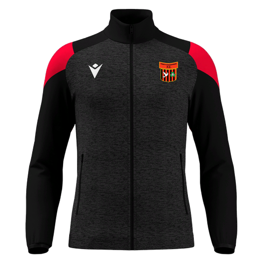 Trinity Donaghmede FC Young Kids Vanir Full Zip Top Black & Red