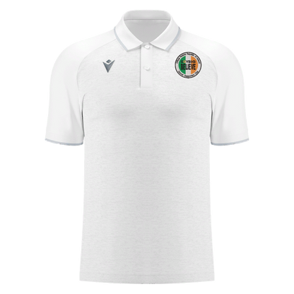 COYBIG Believe CRISC  Adults Aulos Polo White & Silver