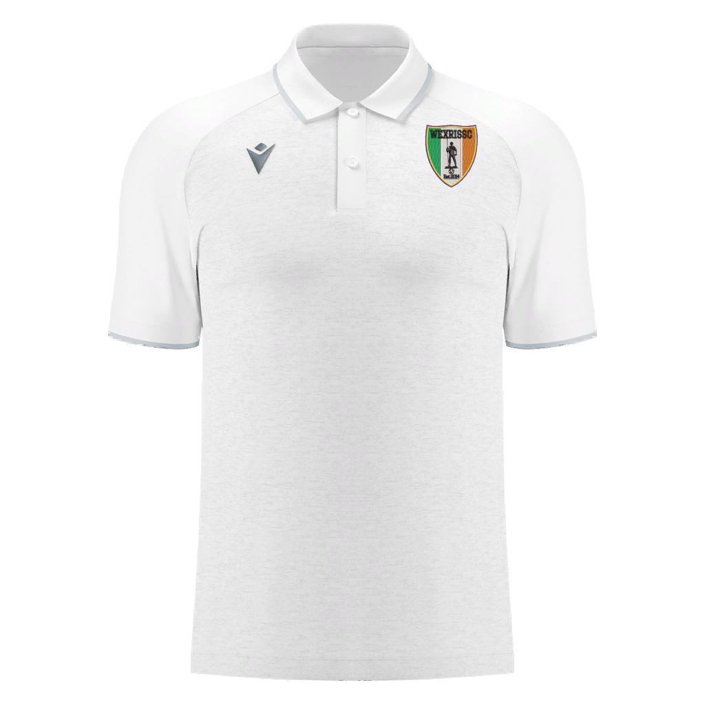 CRISC Wexford Adults Aulos Polo White & Silver