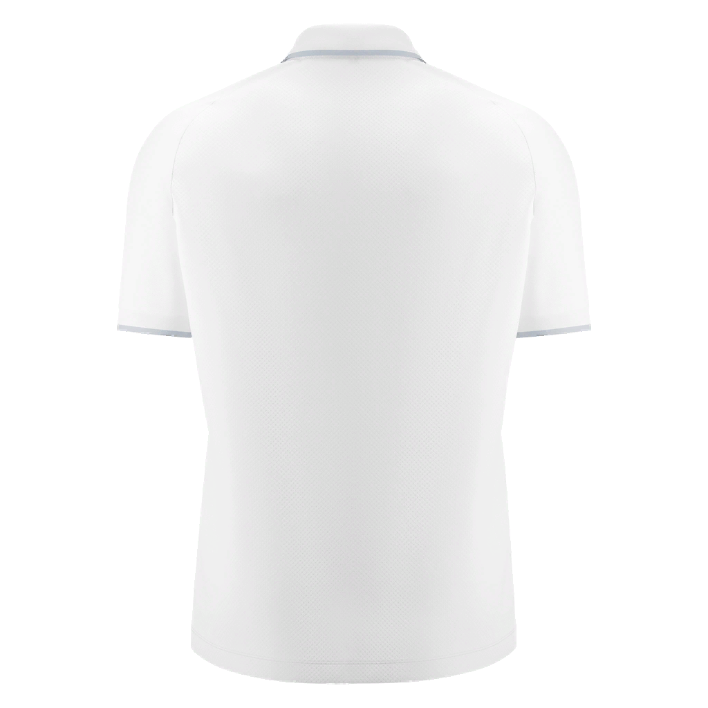 CRISC Laois Adults Aulos Polo White & Silver