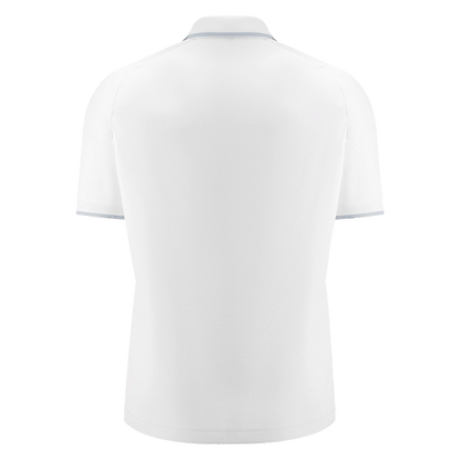 CRISC Laois Adults Aulos Polo White & Silver