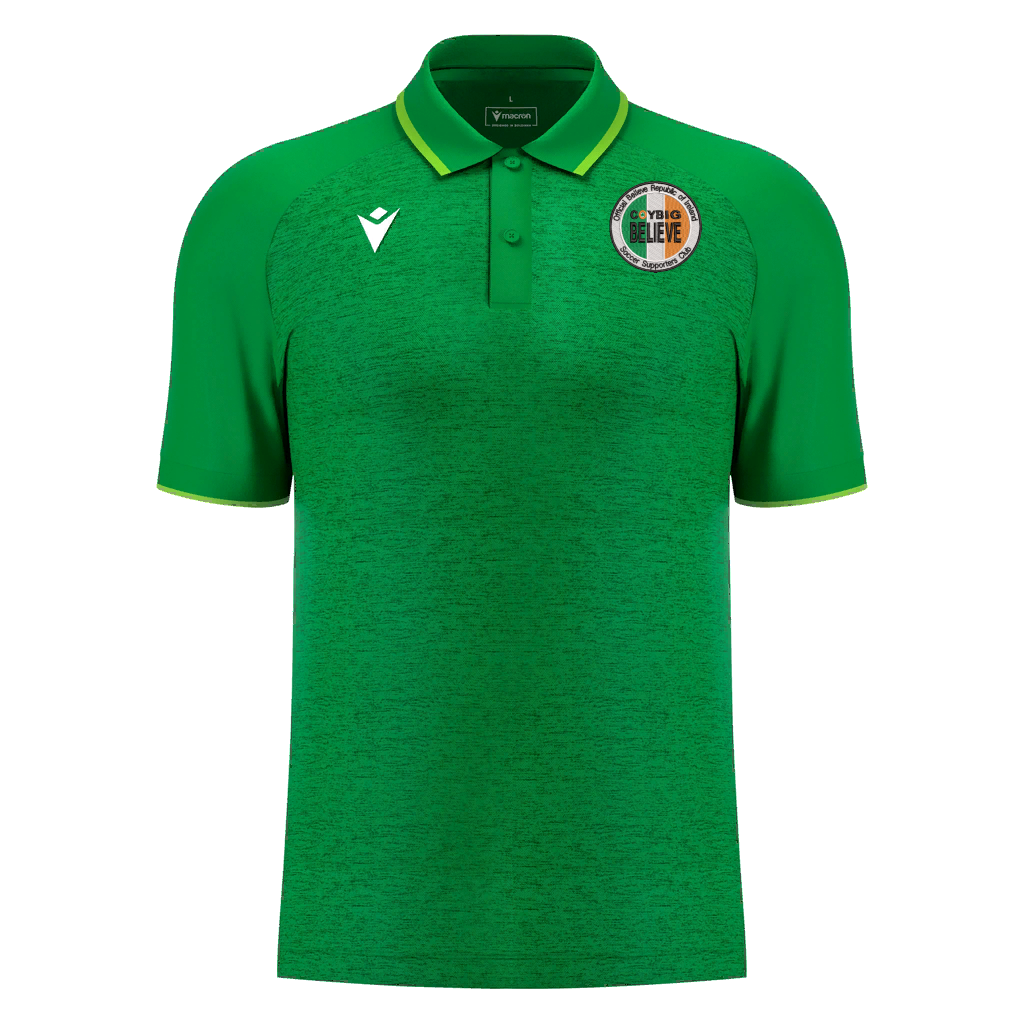 COYBIG Believe CRISC Adults Aulos Polo Green & Neon Green