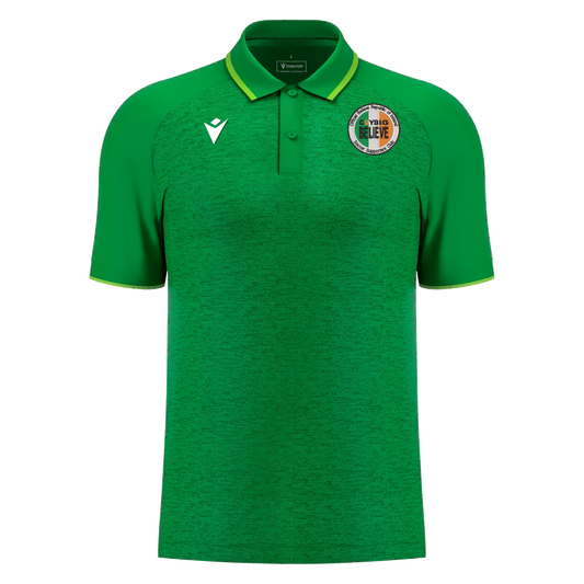 COYBIG Believe CRISC Adults Aulos Polo Green & Neon Green