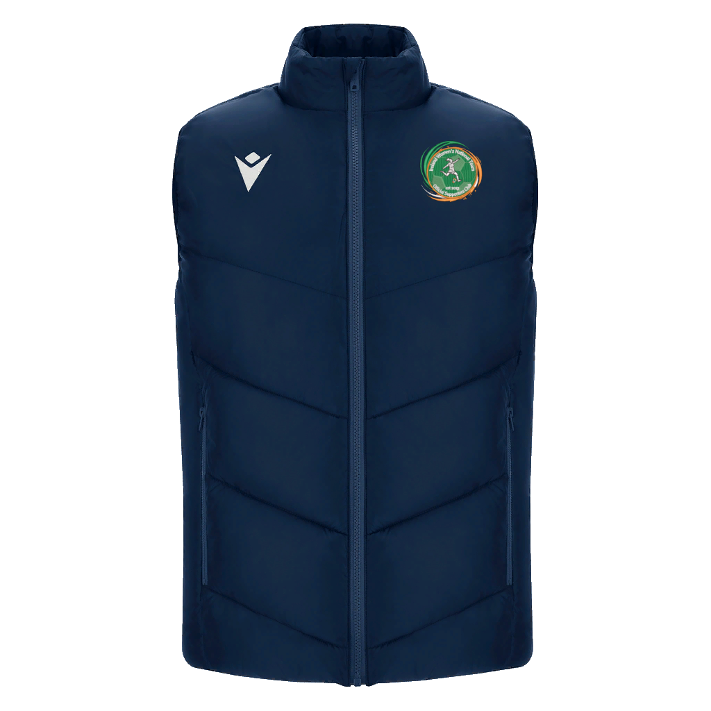 Ireland Women's National Team Official Supporters Club Unisex Coldmire Gilet Navy