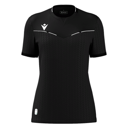 Kateryn Eco Referee Shirt SS WMN Fit Black