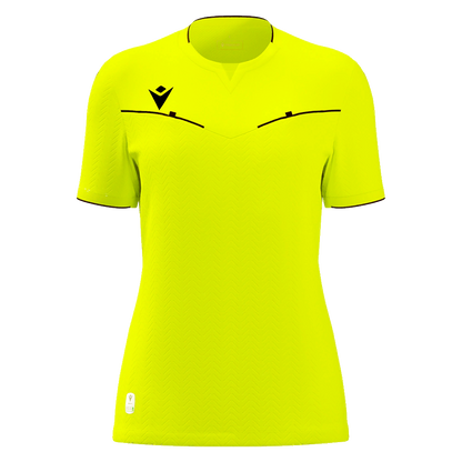 Kateryn Eco Referee Shirt SS WMN Fit Neon Yellow