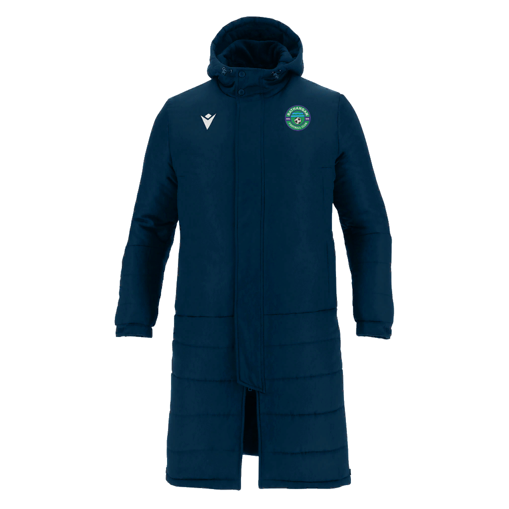 Rathangan FC Adults Turvey Long Bench Jacket Navy