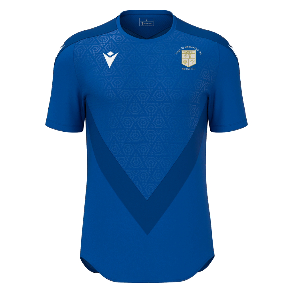 Grange Woodbine FC Wisp Shirt SS Royal Blue
