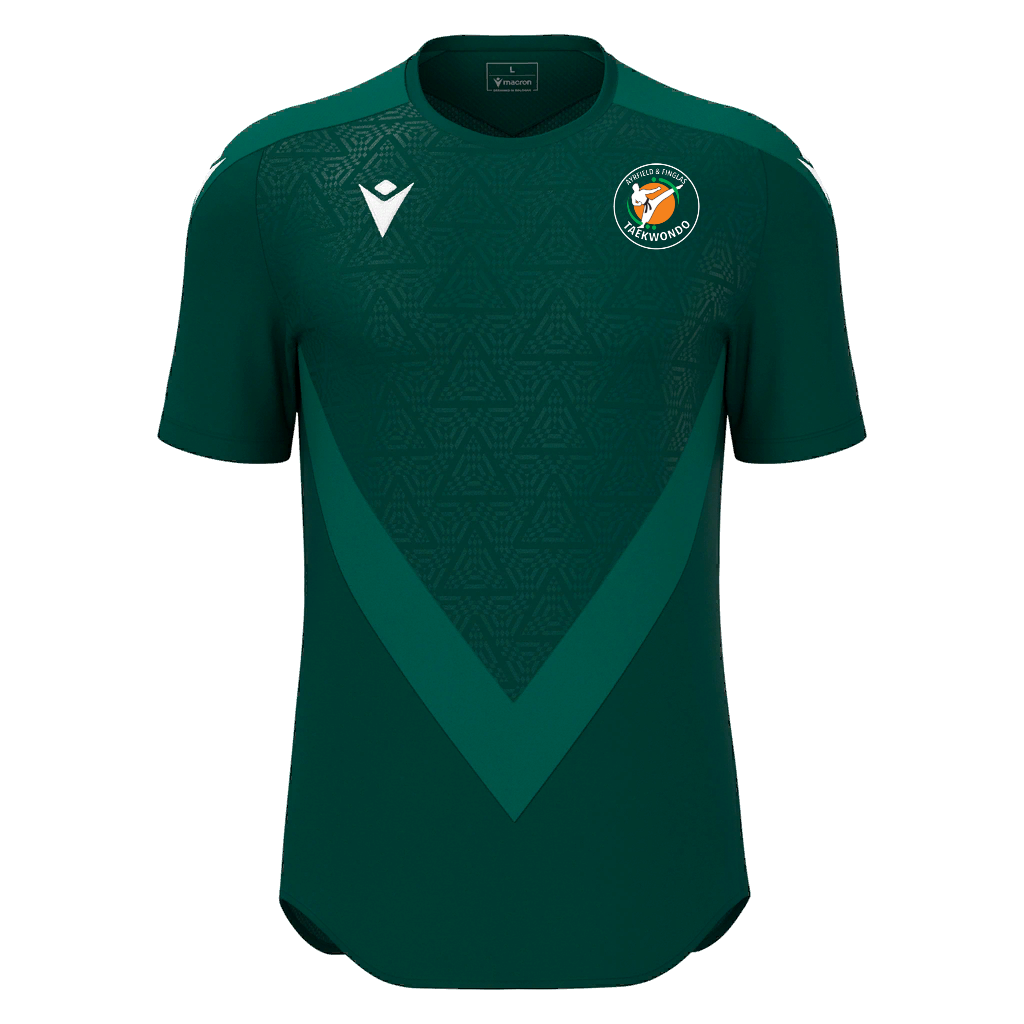 Ayrfield Taekwondo Kids Wisp Performance Shirt Bottle Green