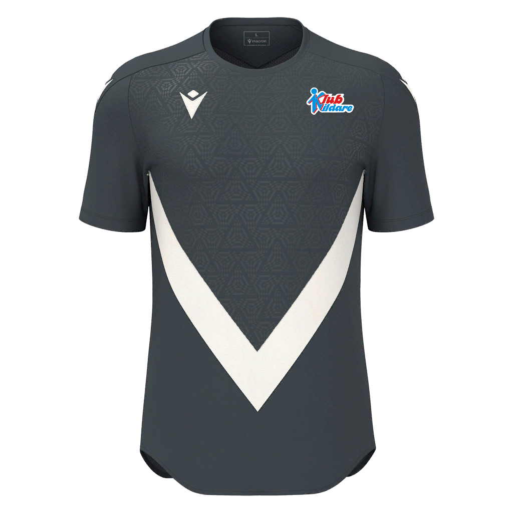 Klub Kildare Managers Wisp Shirt SS Anthracite & White