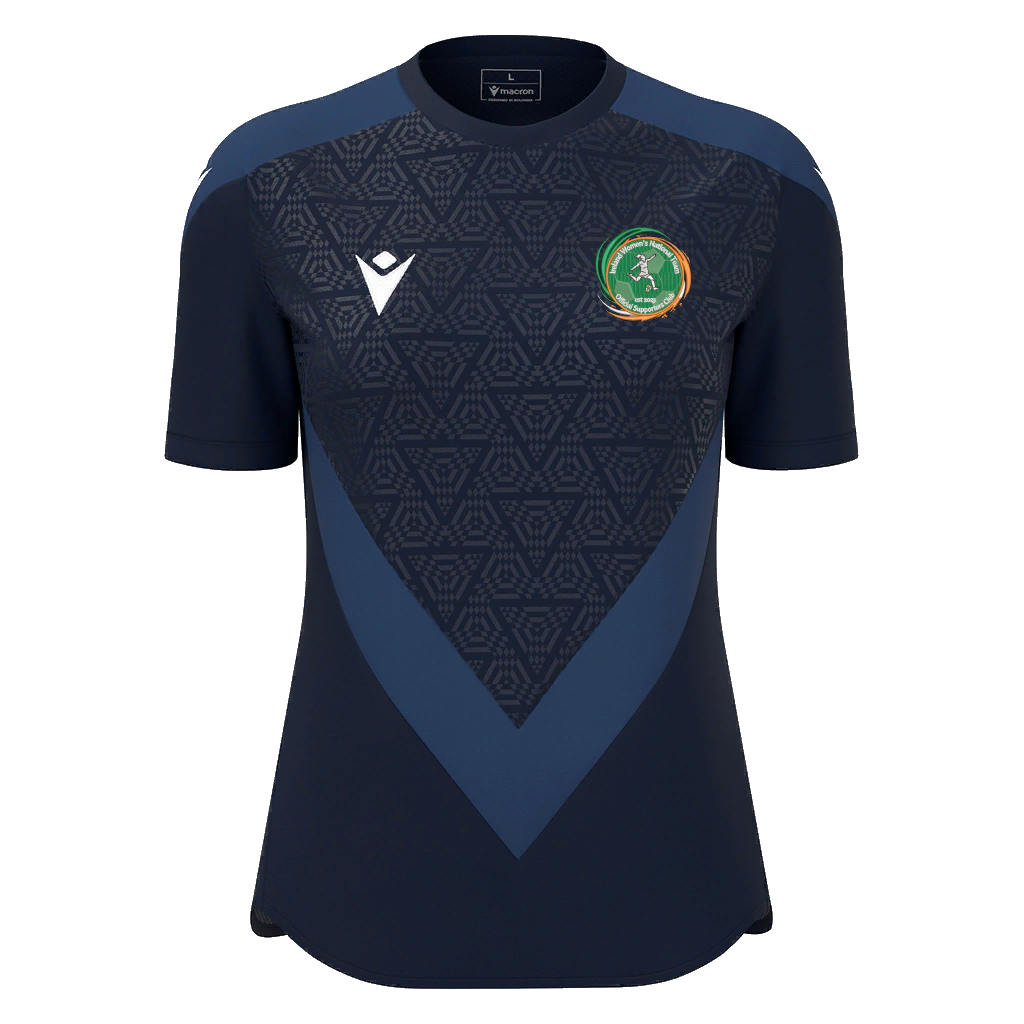 Ireland Women's National Team Official Supporters Club Women's Dryad Shirt Navy