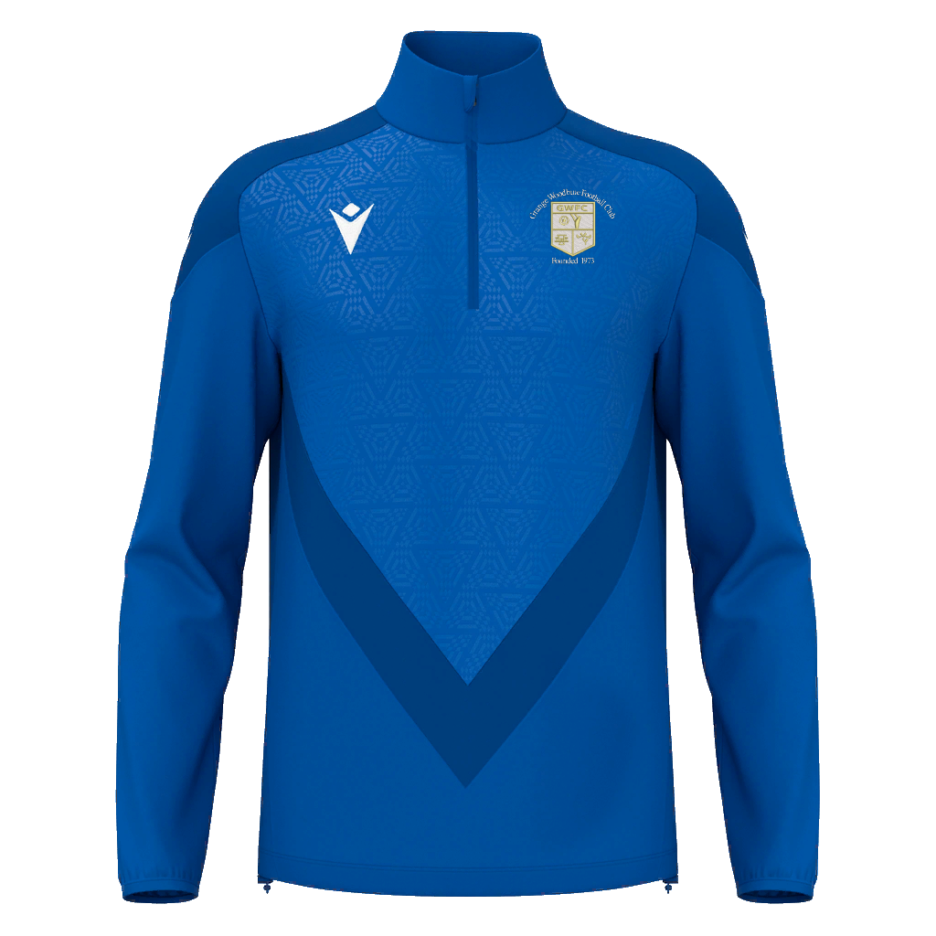 Grange Woodbine FC Anduin 1/4 Zip Royal Blue