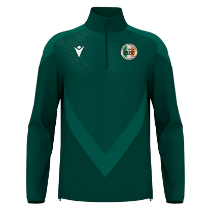 COYBIG Believe CRISC Adults Anduin 1/4 Zip Top Bottle Green