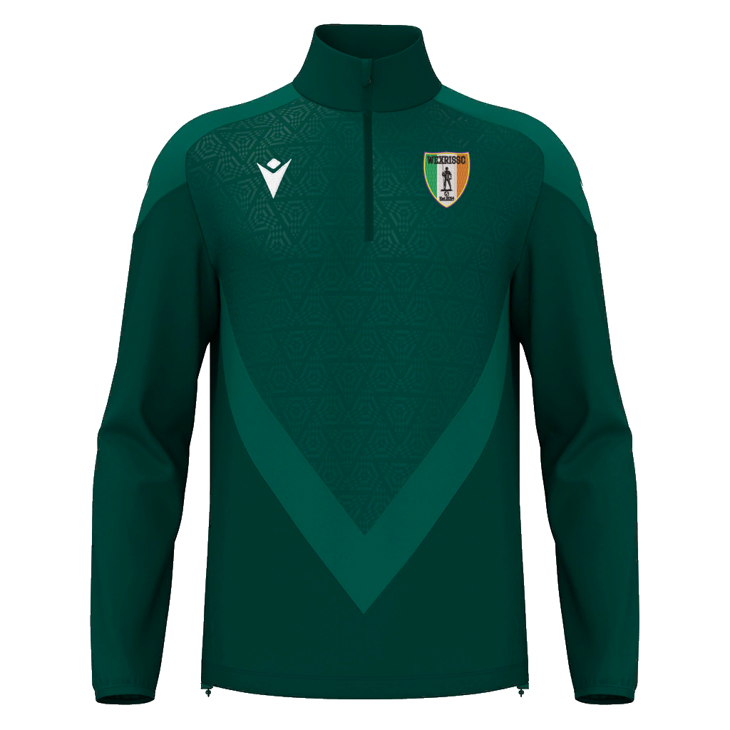 CRISC Wexford Adults Anduin 1/4 Zip Top Bottle Green