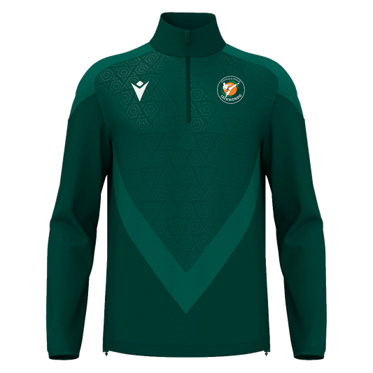 Ayrfield Taekwondo Adults Anduin 1/4 Zip Top Bottle Green