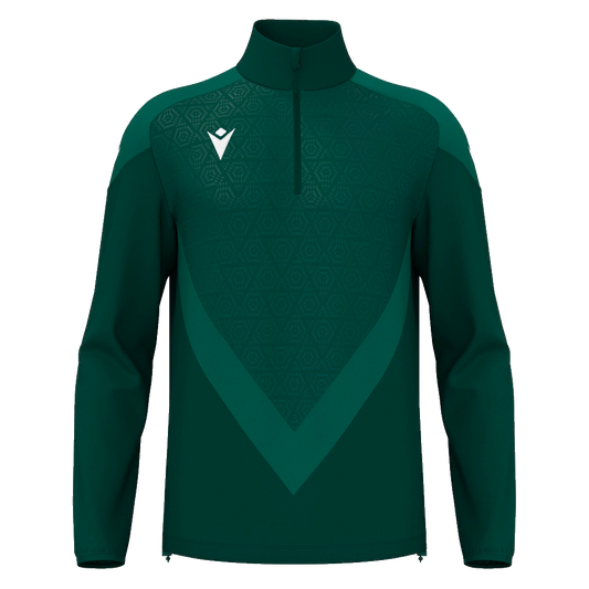 Referee Anduin 1/4 Zip Warm-up Top Bottle Green