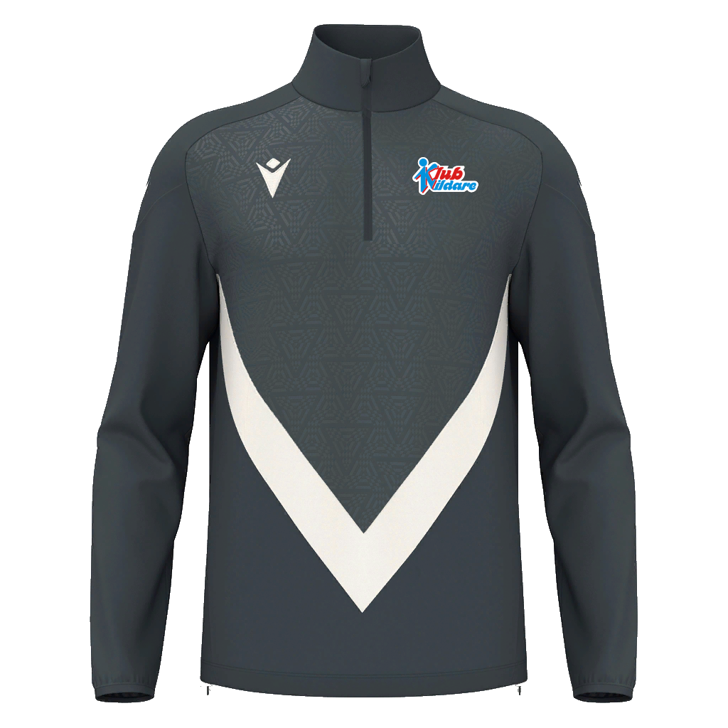 Klub Kildare Managers Anduin 1/4 Zip Top Anthracite & White