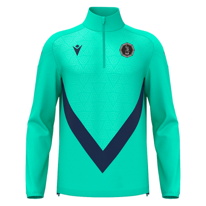 Black Forge FC Anduin 1/4 Zip Top Turquoise & Navy