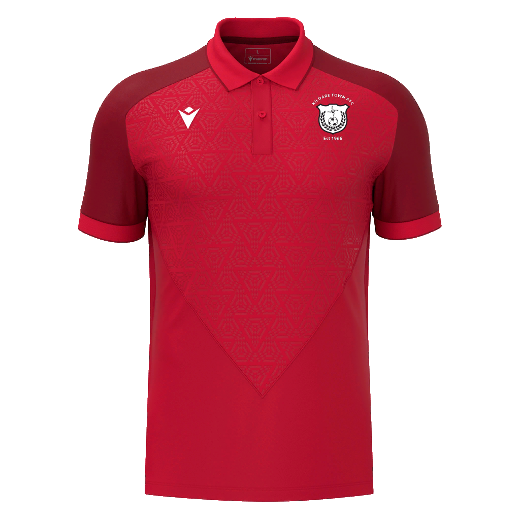 Kildare Town AFC Baldwin Polo Red