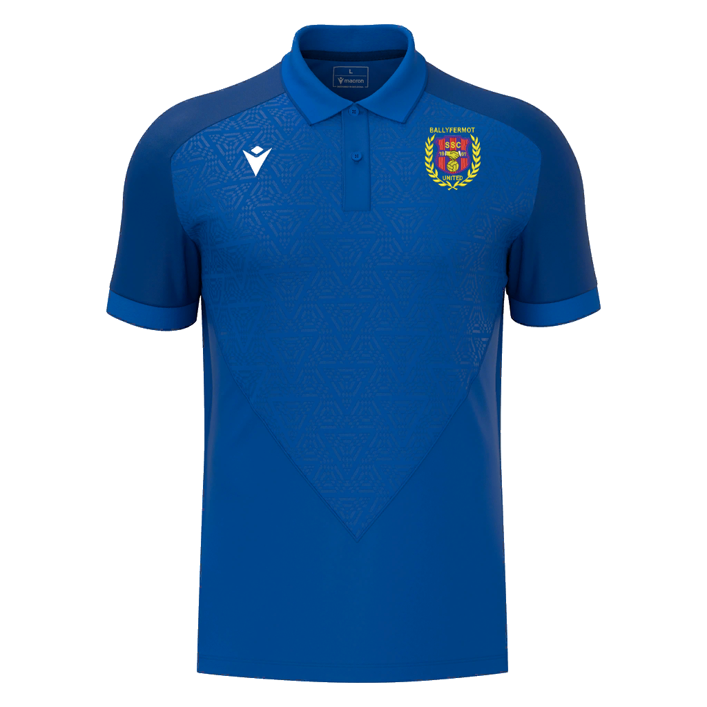 Ballyfermot United Baldwin Polo Royal Blue