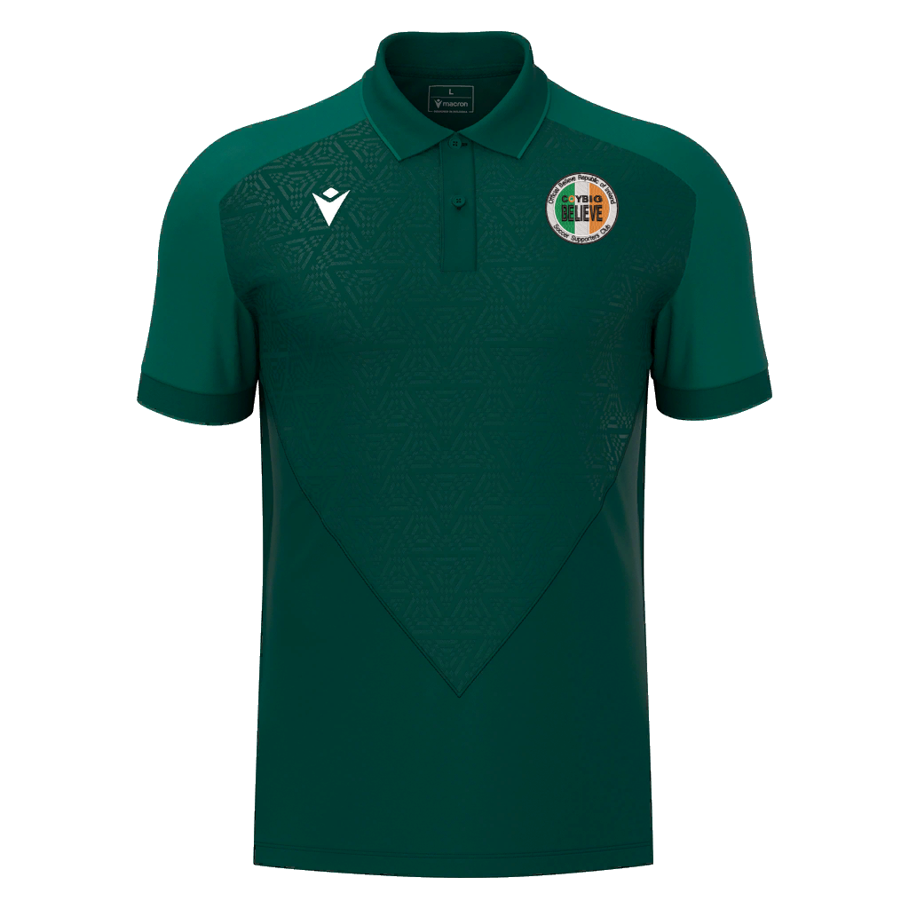 COYBIG Believe CRISC Adults Baldwin Polo Bottle Green