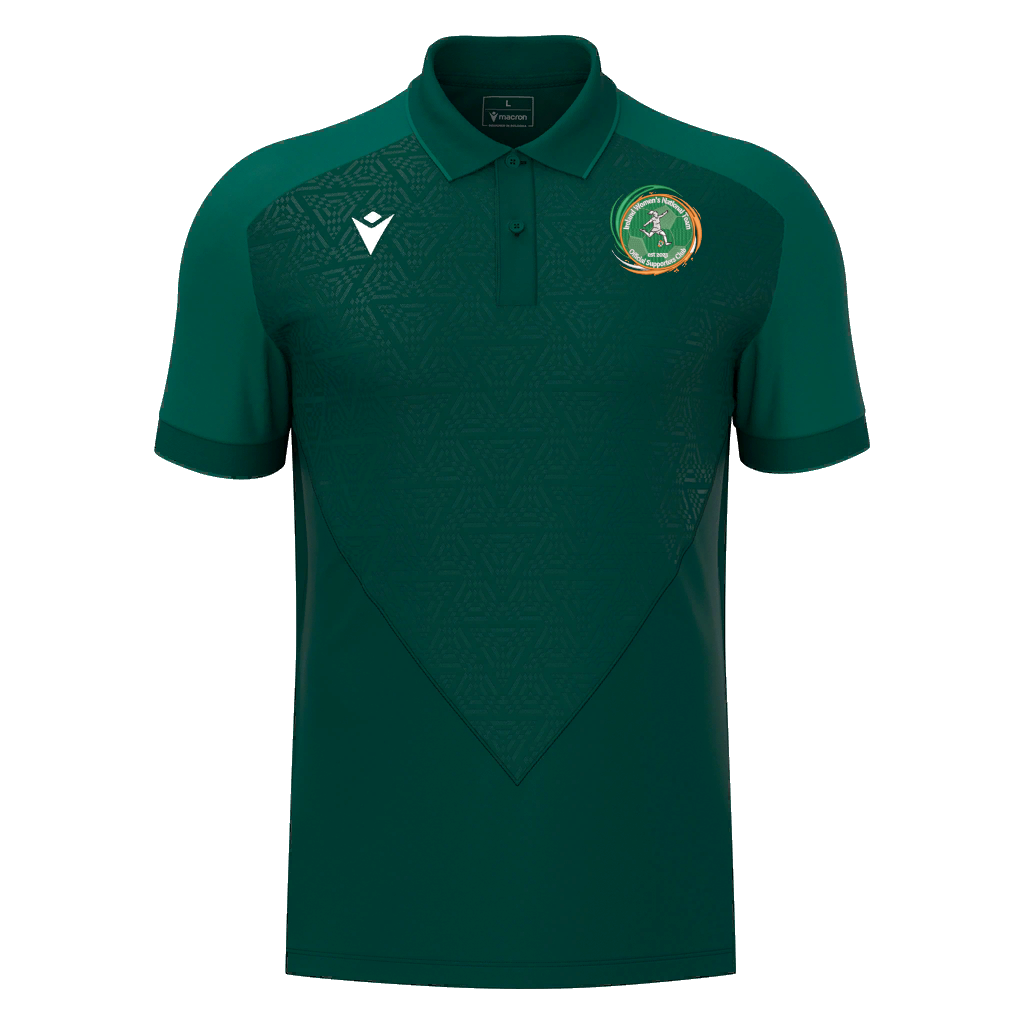 Ireland Women's National Team Official Supporters Club Unisex Baldwin Polo Bottle Green