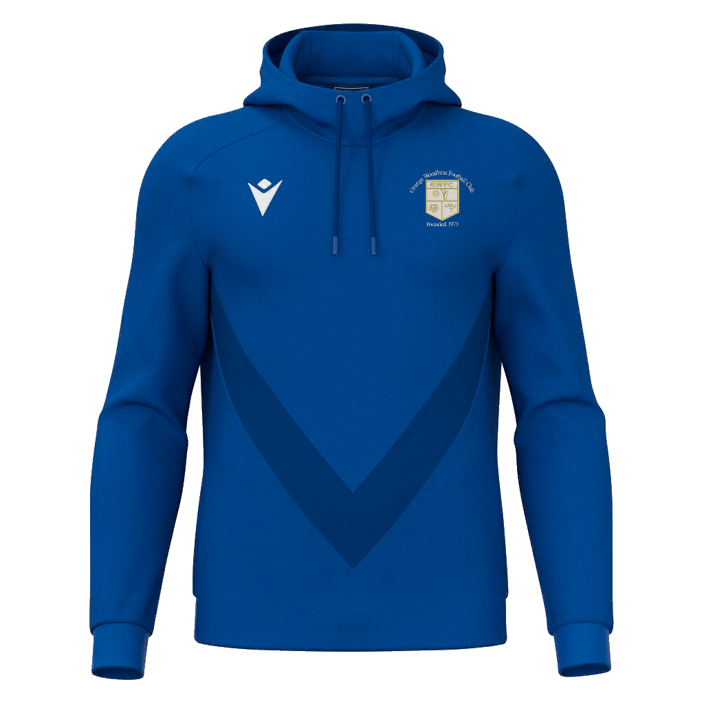 Grange Woodbine FC Fenders Hoodie Royal Blue