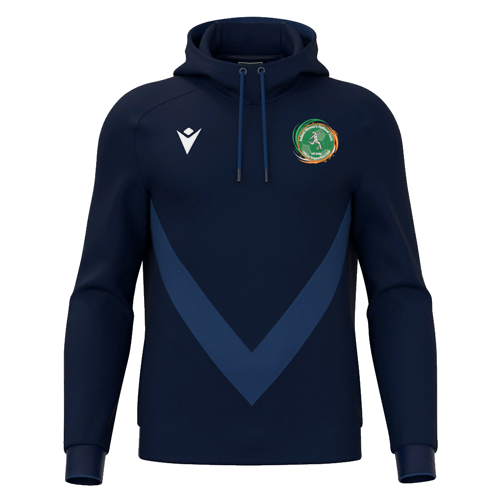 Ireland Women's National Team Official Supporters Club Unisex Fenders Hoodie Navy