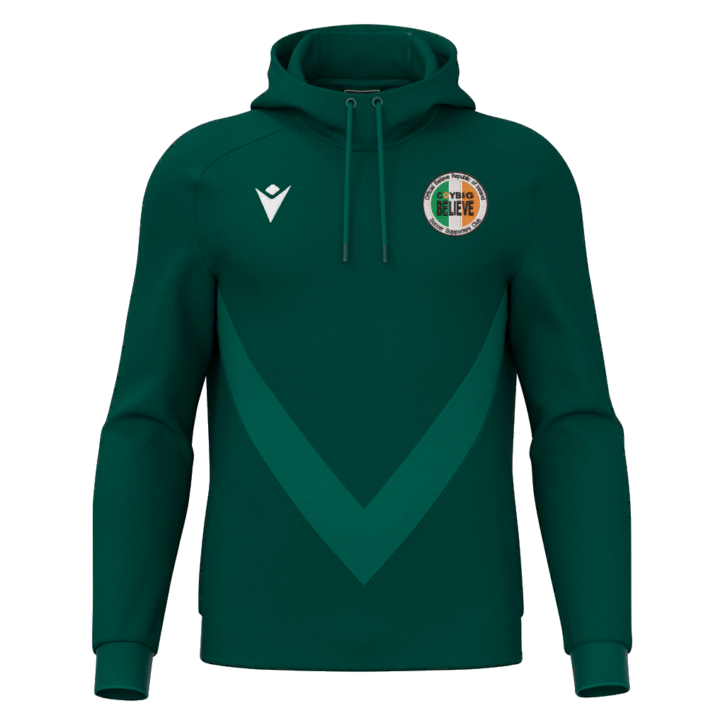 COYBIG Believe CRISC Adults Fenders Hoodie Bottle Green