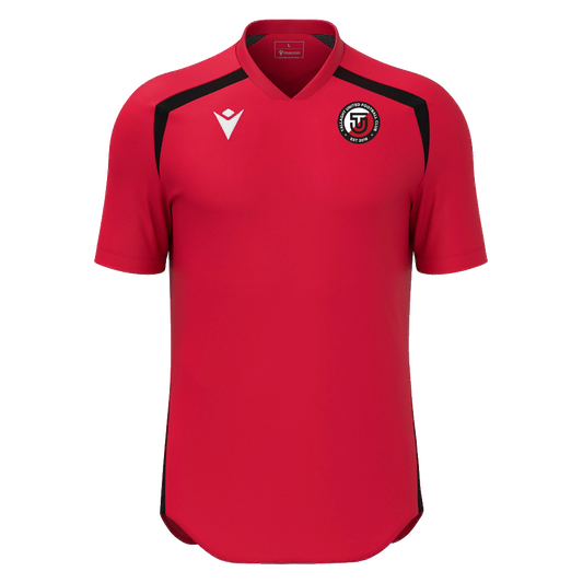 Tallaght United FC Adult Wyrm Shirt SS Red & Black