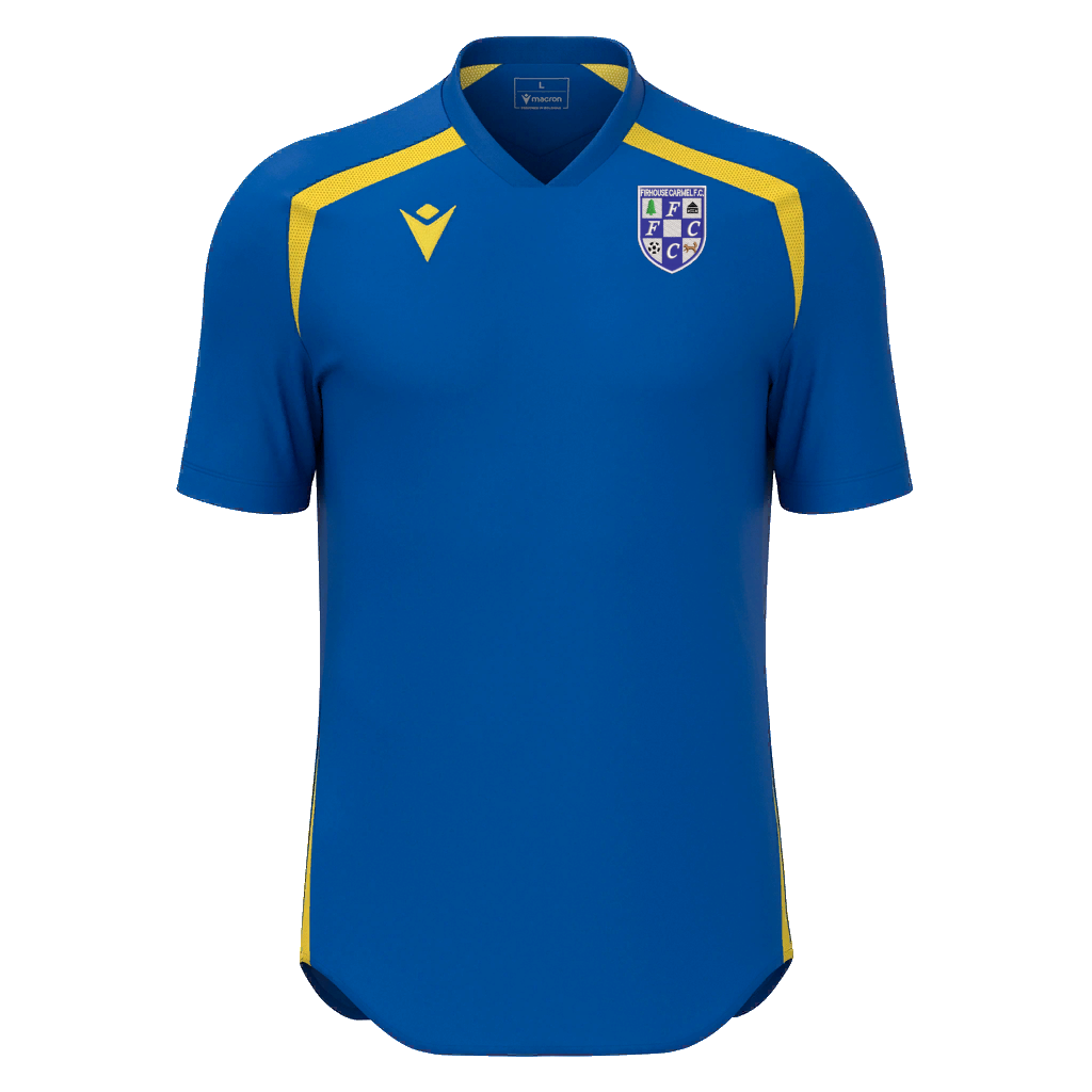 Firhouse Carmel AFC Adult Wyrm Shirt SS Royal Blue & Yellow