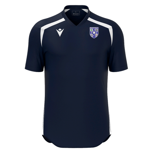 Firhouse Carmel AFC Adult Wyrm Shirt SS Navy & White