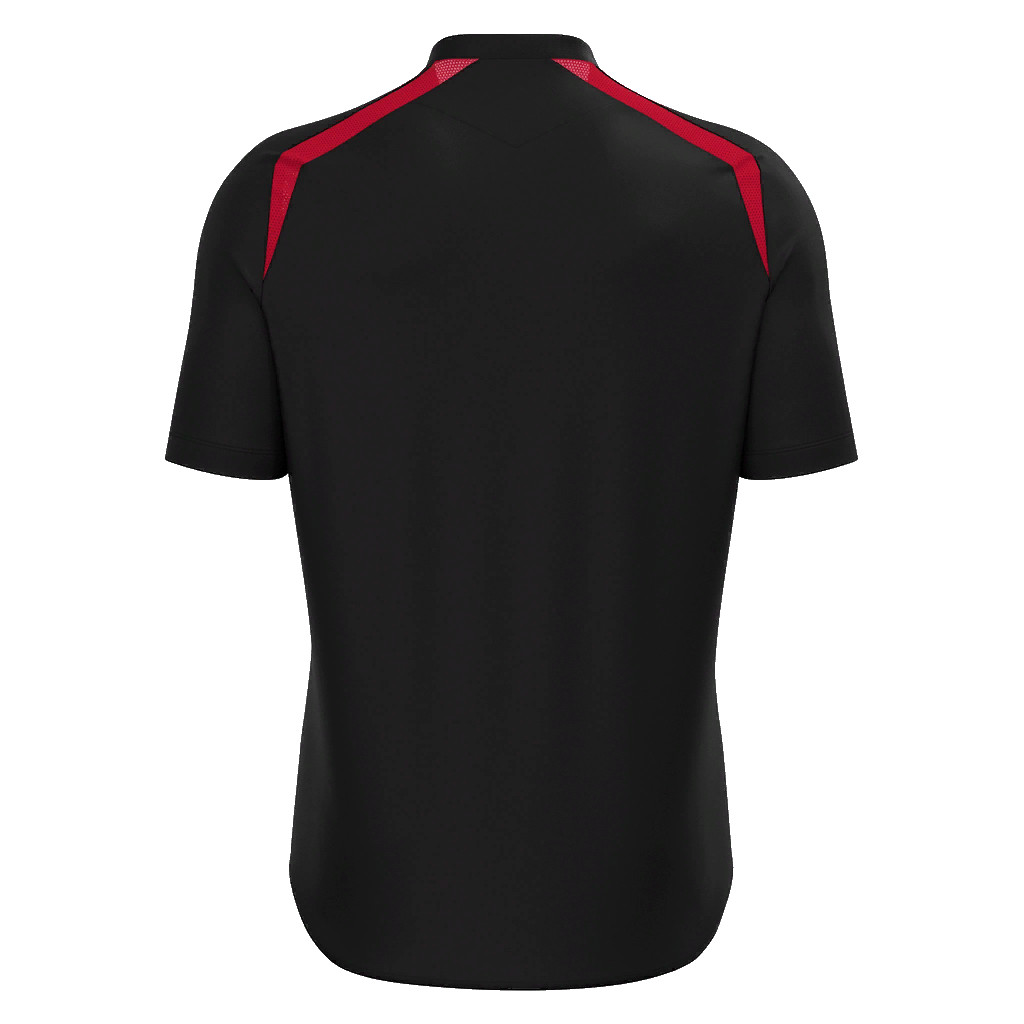 Trinity Donaghmede FC Youth/Adult Wyrm Shirt SS Black & Red