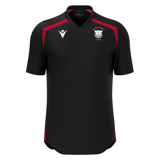 Kildare Town AFC Wyrm Shirt SS Black & Red