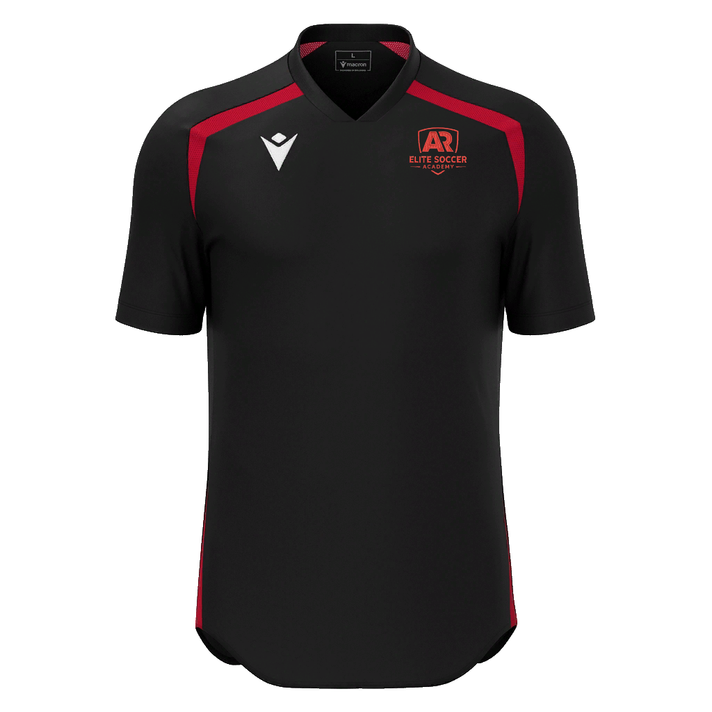 Andy Reid Elite Soccer Academy Wyrm Shirt SS Black & Red