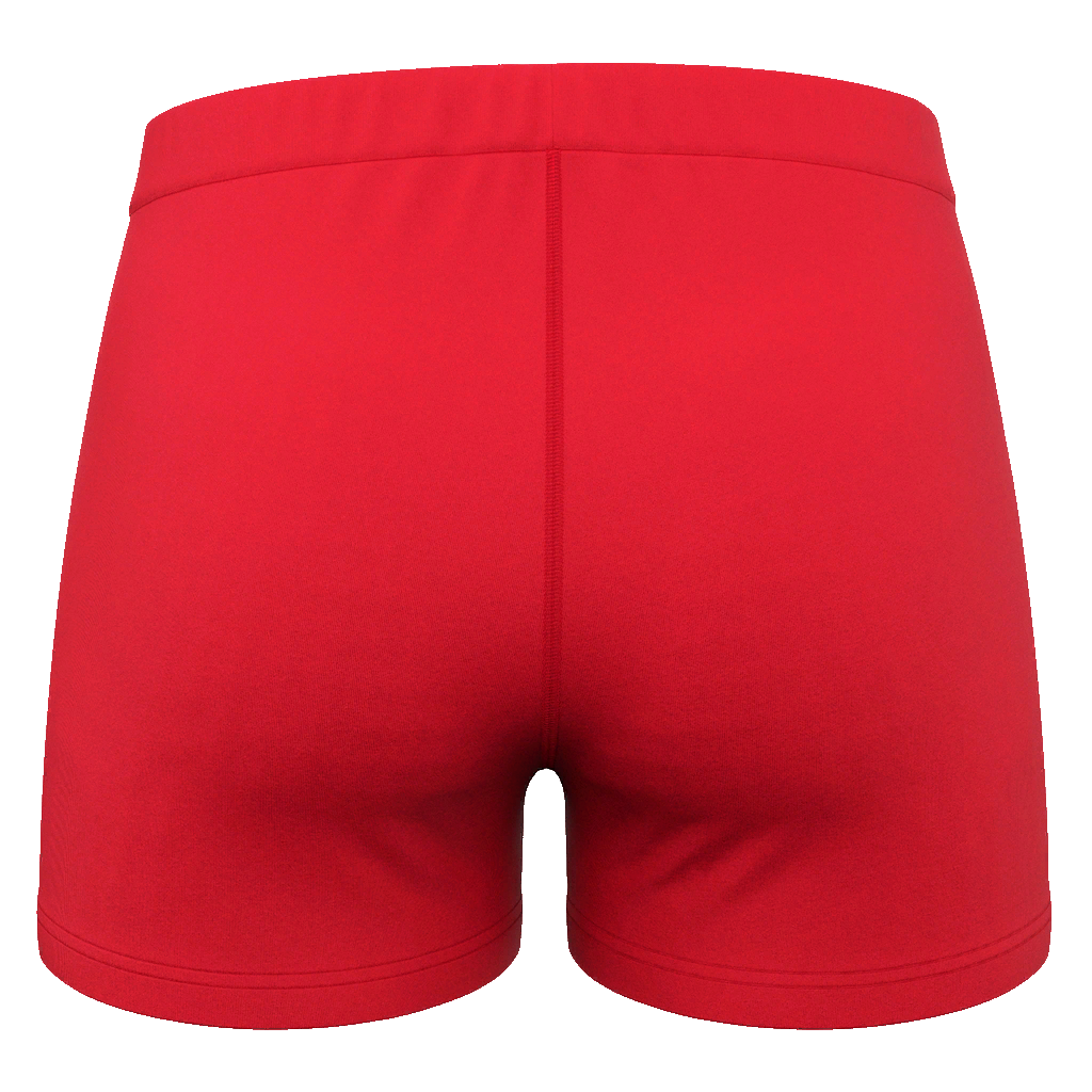 Tallaght AC Flower Womens Shorts Red