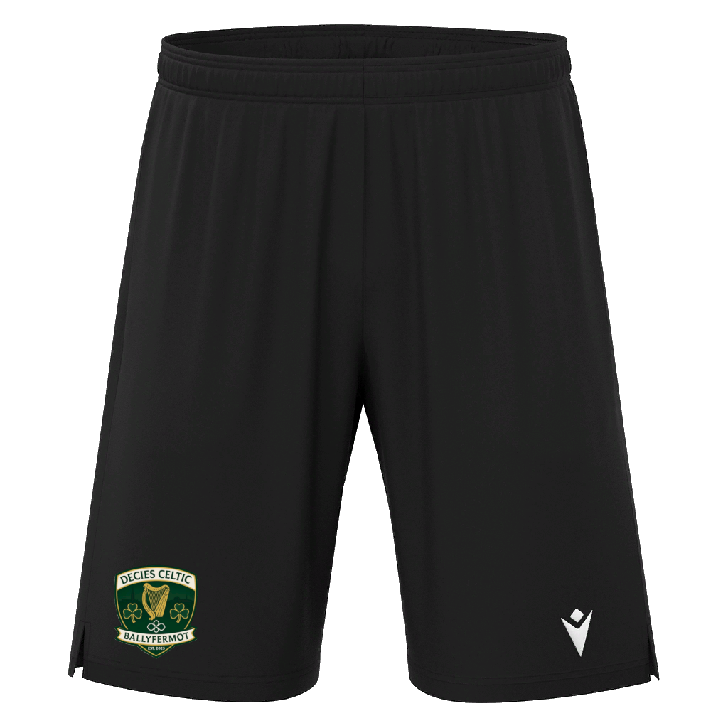 Decies Celtic Aster Bermuda Shorts with pockets Black