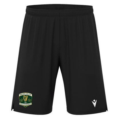 Decies Celtic Aster Bermuda Shorts with pockets Black