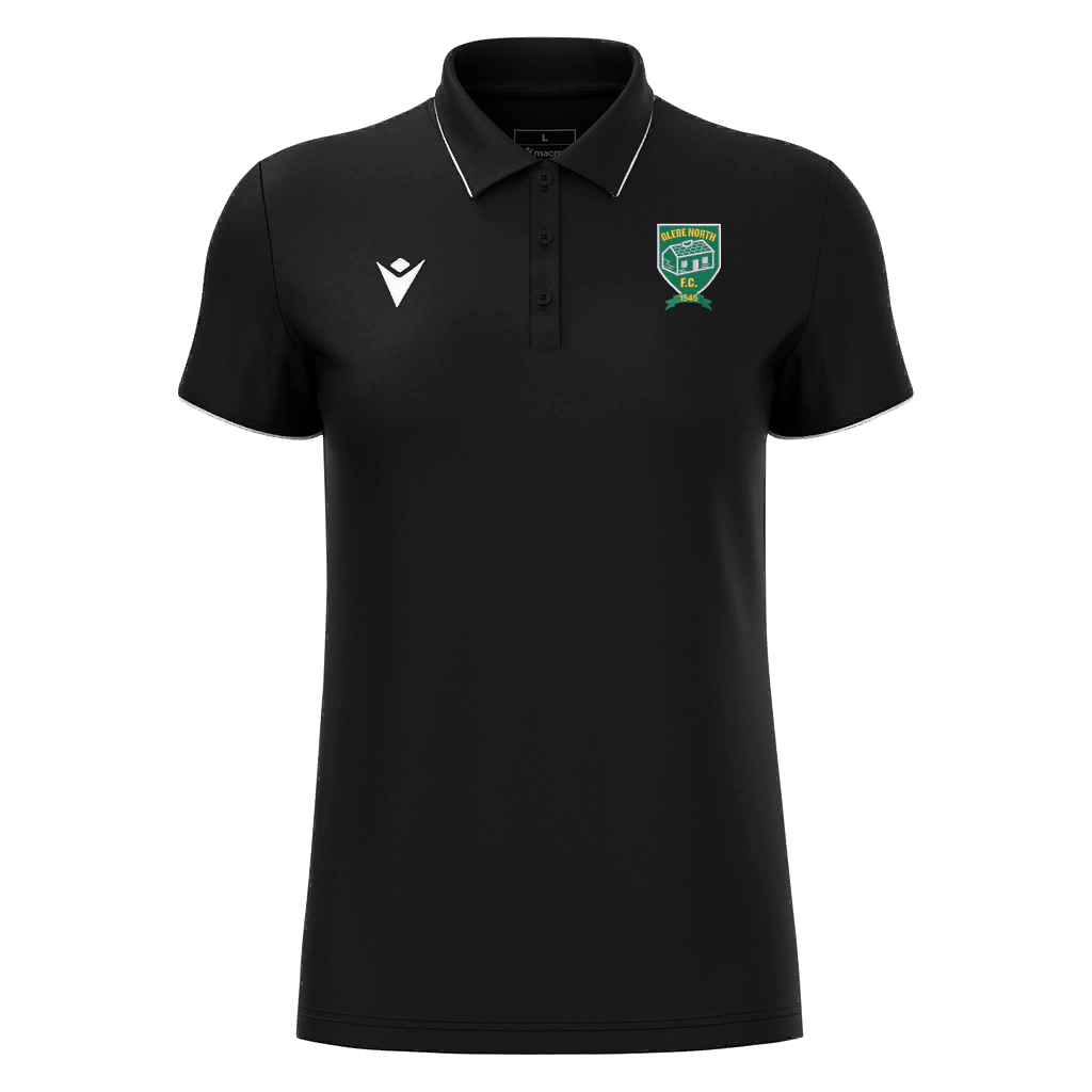 Glebe North FC Women's Melody Polo Shirt Black