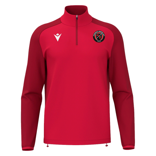 Stedfast United AFC Isen 1/4 Zip Red