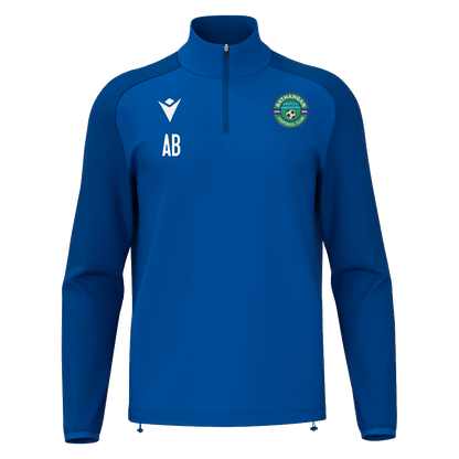 Rathangan FC Adult Isen 1/4 Zip Royal Blue