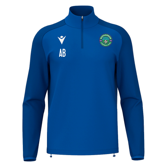 Rathangan FC Adult Isen 1/4 Zip Royal Blue