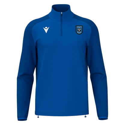 Marks Celtic FC Kids Isen 1/4 Zip Royal Blue