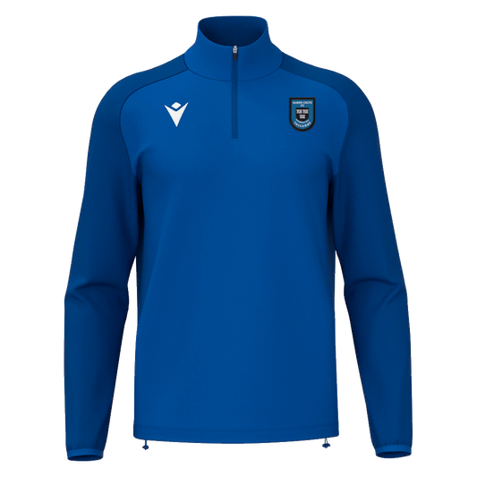 Marks Celtic FC Adult Isen 1/4 Zip Royal Blue