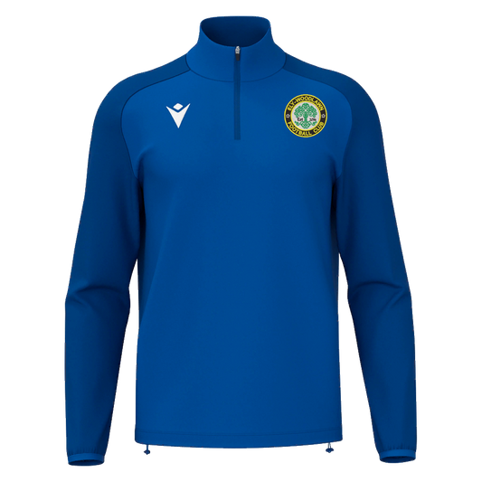 ELY Woodlawn FC Isen 1/4 Zip Royal Blue