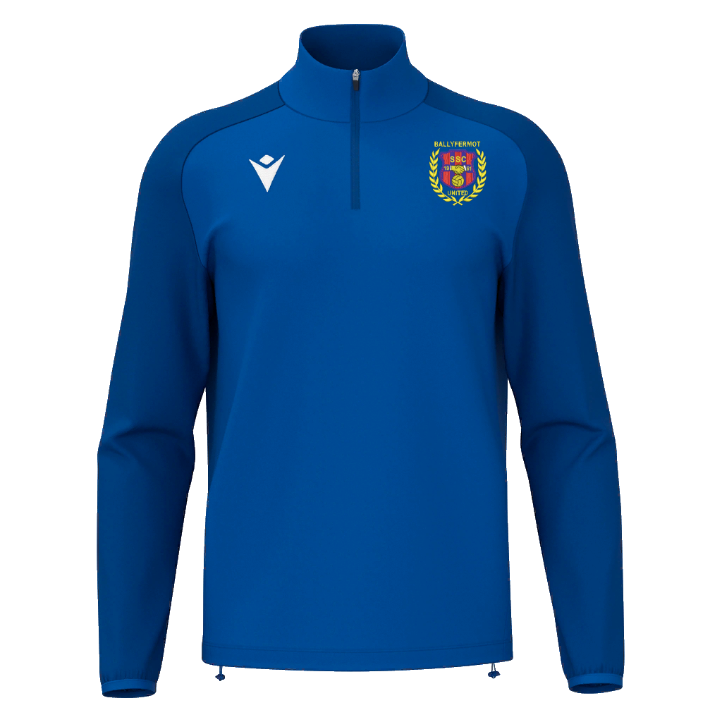 Ballyfermot United Isen 1/4 Zip Royal Blue