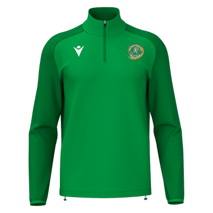 Ireland Women's National Team Official Supporters Club Unisex Isen 1/4 Zip Green