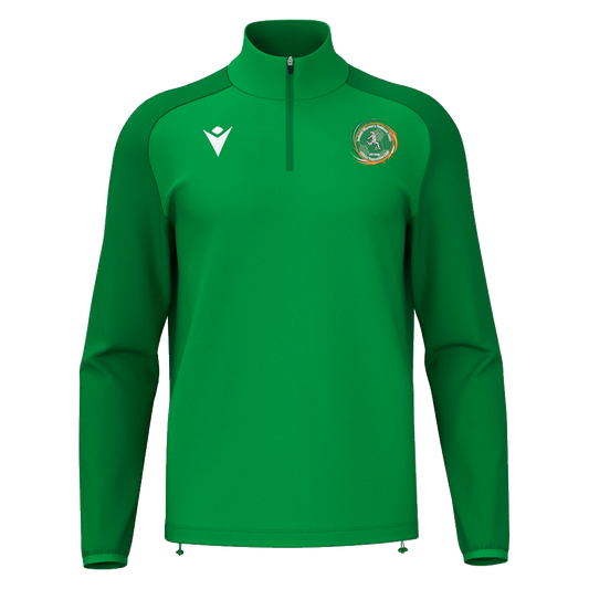 Ireland Women's National Team Official Supporters Club Unisex Isen 1/4 Zip Green
