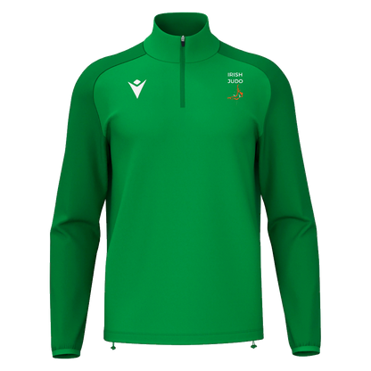 Irish Judo Isen 1/4 Zip Top Green
