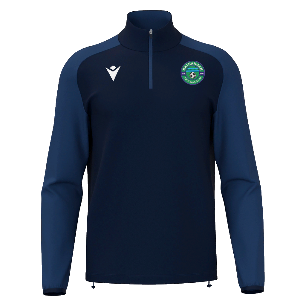Rathangan FC Isen 1/4 Zip Navy